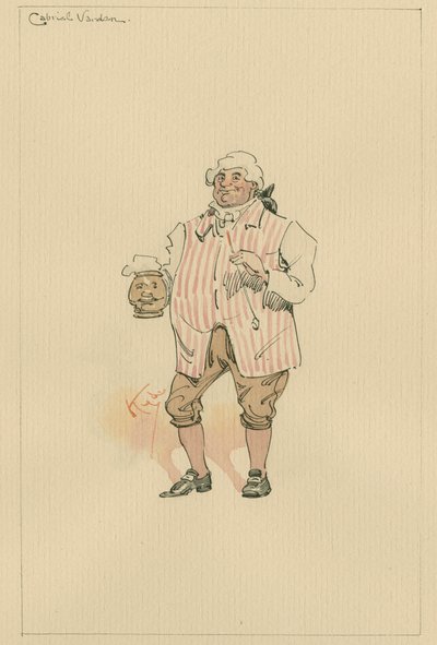 Gabriel Varden by Joseph Clayton Clarke